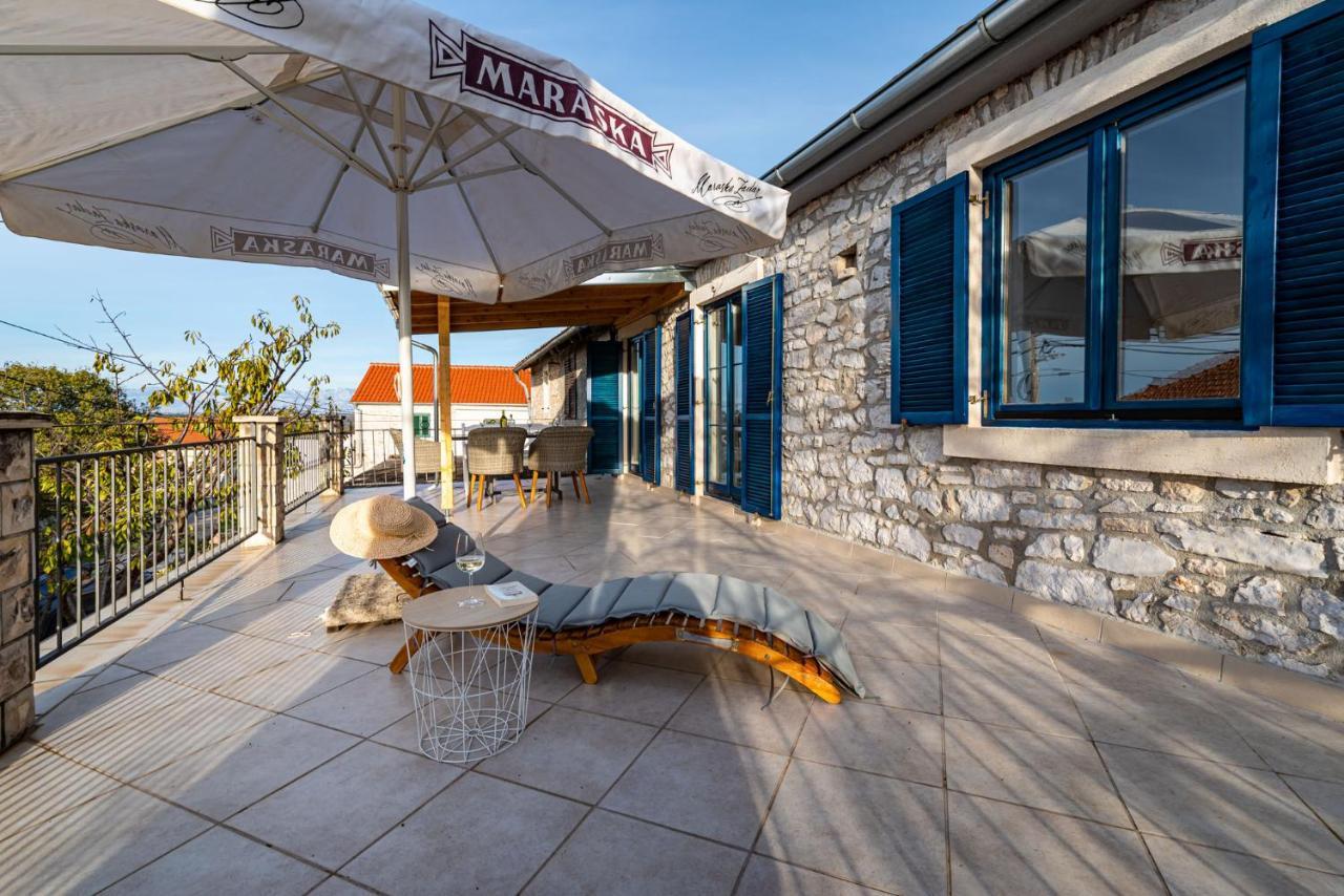 Ferienhaus Kuca Marija - Traditionelles Steinhaus Bei Zadar Debeljak Bagian luar foto
