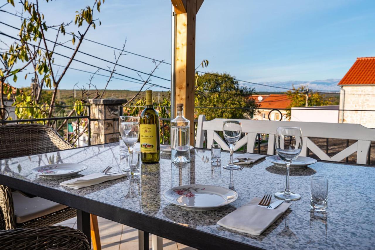 Ferienhaus Kuca Marija - Traditionelles Steinhaus Bei Zadar Debeljak Bagian luar foto